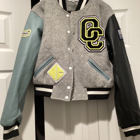 🌟❤️BNNT “OPENING CEREMONY” Varsity Jacket. L. Real Leather and Wool. - Picture 3 of 10